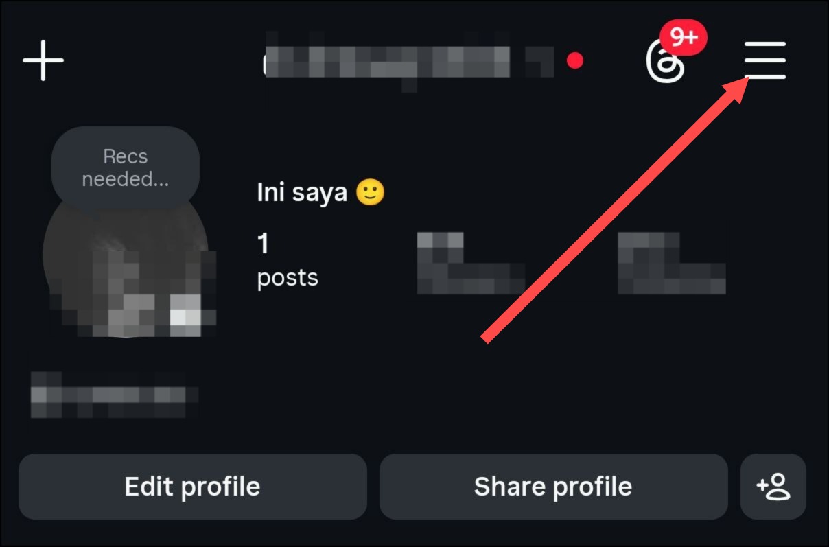 Step 1: Instagram Settings Menu